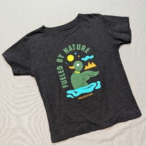 Meat Eater Graphic Duck- Fueled by Nature T Shirt Sz 4 Toddler